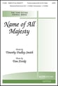 Name of All Majesty SATB choral sheet music cover